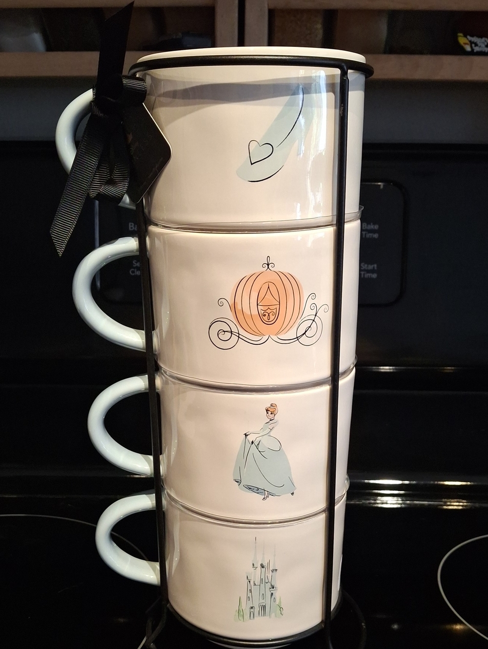NWT Rae Dunn Cinderella Stackable Mug Set